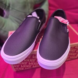 Vans Black Slip-On Sneakers